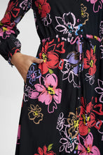 Cargar imagen en el visor de la galería, Vestido camisero NEGRO
