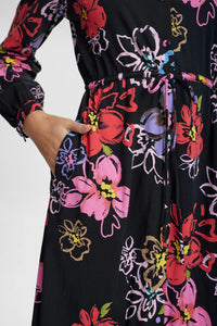 Vestido camisero NEGRO