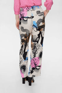 Pantalón recto BEIGE