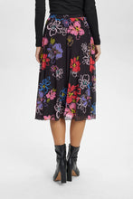 Cargar imagen en el visor de la galería, Falda midi NEGRO
