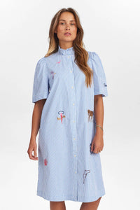 Vestido a la rodilla CELESTE