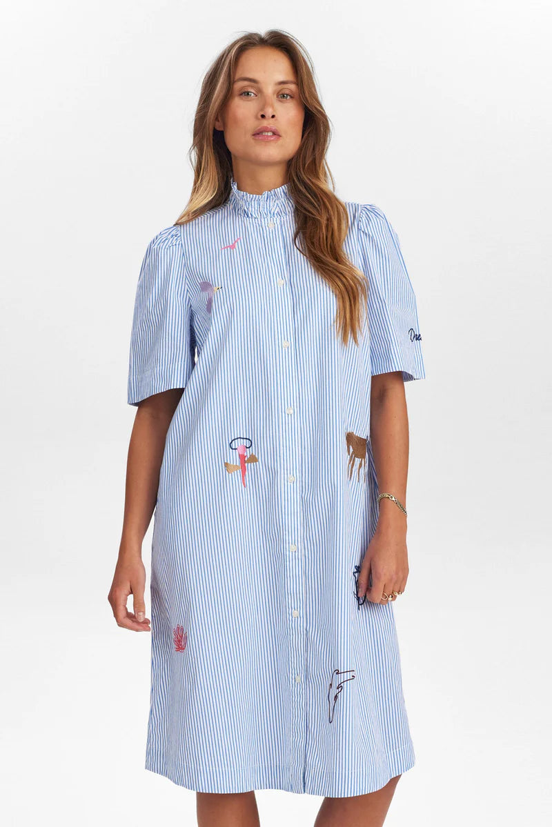 Vestido a la rodilla CELESTE
