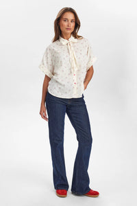 Camisa con Lazo BLANCO