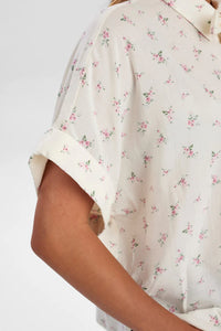 Camisa con Lazo BLANCO