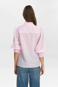 Camisa cuello mao ROSA