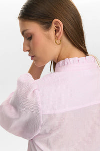 Camisa cuello mao ROSA