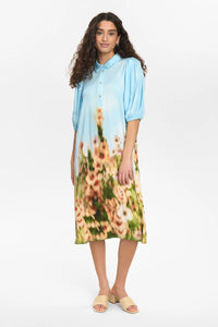 Vestido con estampado AZUL