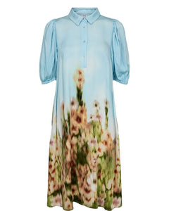 Vestido con estampado AZUL