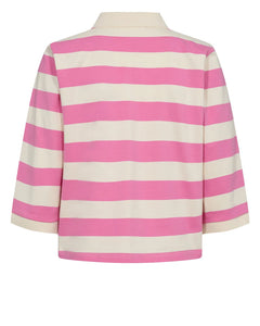 Jersey tipo polo ROSA