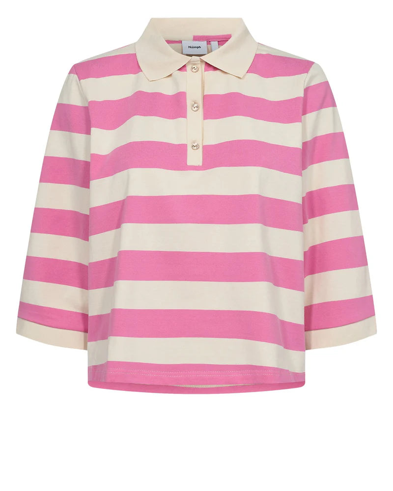 Jersey tipo polo ROSA