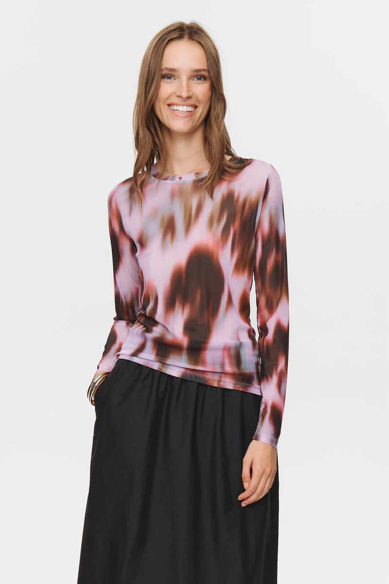 Top transparente MULTICOLOR