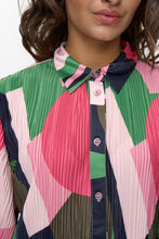 Cargar imagen en el visor de la galería, Camisa plisada MULTICOLOR
