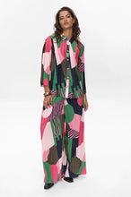 Cargar imagen en el visor de la galería, Camisa plisada MULTICOLOR
