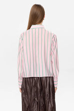 Cargar imagen en el visor de la galería, Camisa patrón de rayas ROSA
