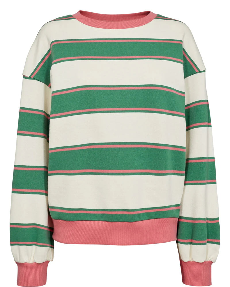 Sudadera rayas VERDE