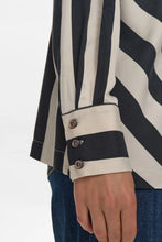 Cargar imagen en el visor de la galería, Camisa de rayas NEGRO
