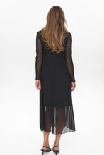 Cargar imagen en el visor de la galería, Vestido midi tul NEGRO
