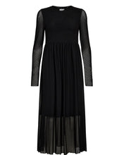 Cargar imagen en el visor de la galería, Vestido midi tul NEGRO
