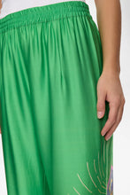 Cargar imagen en el visor de la galería, Pantalón satinada Garden VERDE
