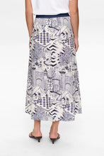 Load image into Gallery viewer, Falda midi estampada Azul
