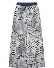 Load image into Gallery viewer, Falda midi estampada Azul

