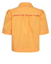Cargar imagen en el visor de la galería, Camisa manga corta con detalles Naranja

