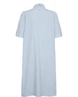 Cargar imagen en el visor de la galería, Vestido bordado rayas celeste
