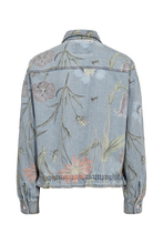 Cargar imagen en el visor de la galería, Chaqueta vaquera estampada azul claro
