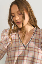 Cargar imagen en el visor de la galería, Blusa con volantes y bordado Multicolor

