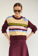 Cargar imagen en el visor de la galería, Jersey cuello redondo Multicolor
