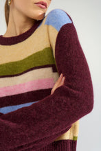 Cargar imagen en el visor de la galería, Jersey cuello redondo Multicolor
