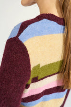 Cargar imagen en el visor de la galería, Jersey cuello redondo Multicolor
