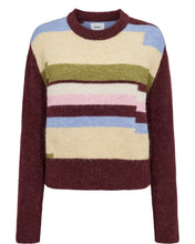 Cargar imagen en el visor de la galería, Jersey cuello redondo Multicolor

