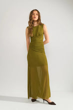 Load image into Gallery viewer, Vestido largo sin mangas Verde
