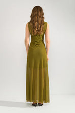 Load image into Gallery viewer, Vestido largo sin mangas Verde
