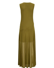 Load image into Gallery viewer, Vestido largo sin mangas Verde
