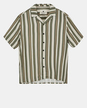 Load image into Gallery viewer, Camisa M/corta rayas VERDE
