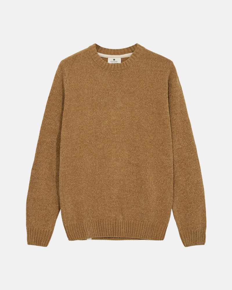 Jersey cuello redondo MOSTAZA