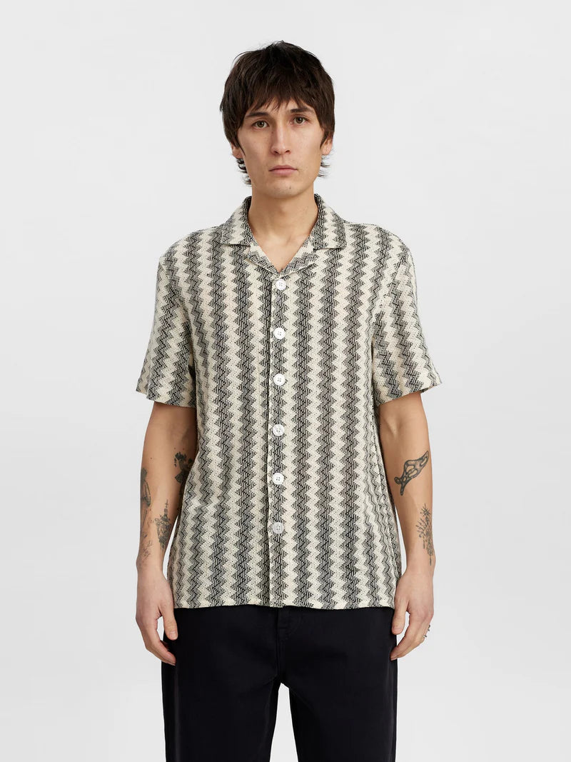 Camisa manga corta BEIGE
