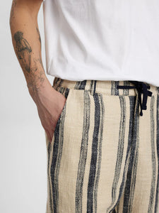 Short de rayas AZUL