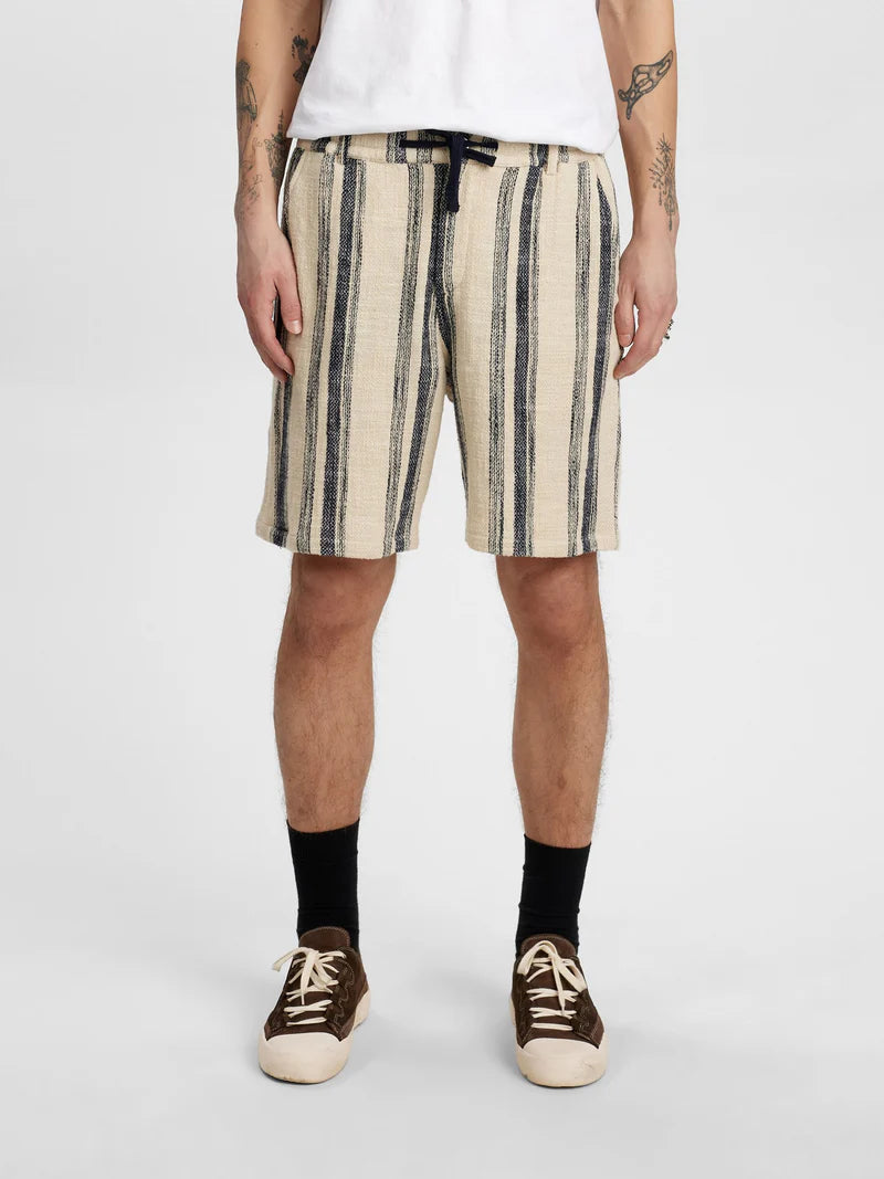 Short de rayas AZUL