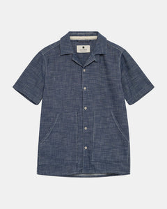 Camisa tipo vaquera AZUL