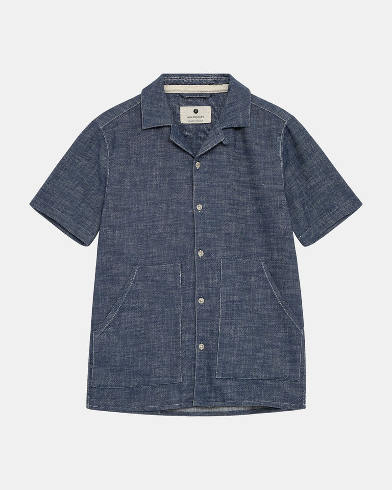 Camisa tipo vaquera AZUL