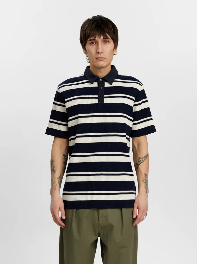 Polo manga corta AZUL