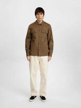 Cargar imagen en el visor de la galería, Sobrecamisa MARRÓN
