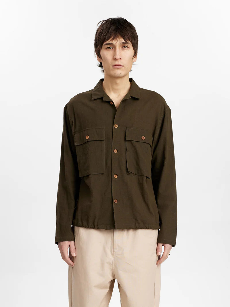 Sobrecamisa con cordón VERDE