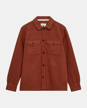 Cargar imagen en el visor de la galería, Sobrecamisa de lana TEJA
