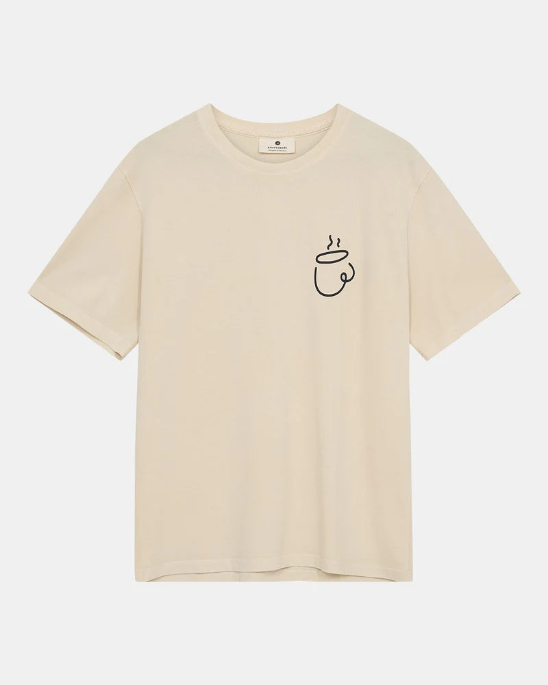 Camiseta con serigrafía BLANCO