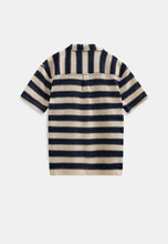 Cargar imagen en el visor de la galería, Camisa acanalada rayas Azul
