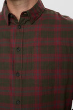 Load image into Gallery viewer, Camisa cuadros Burdeos y verde
